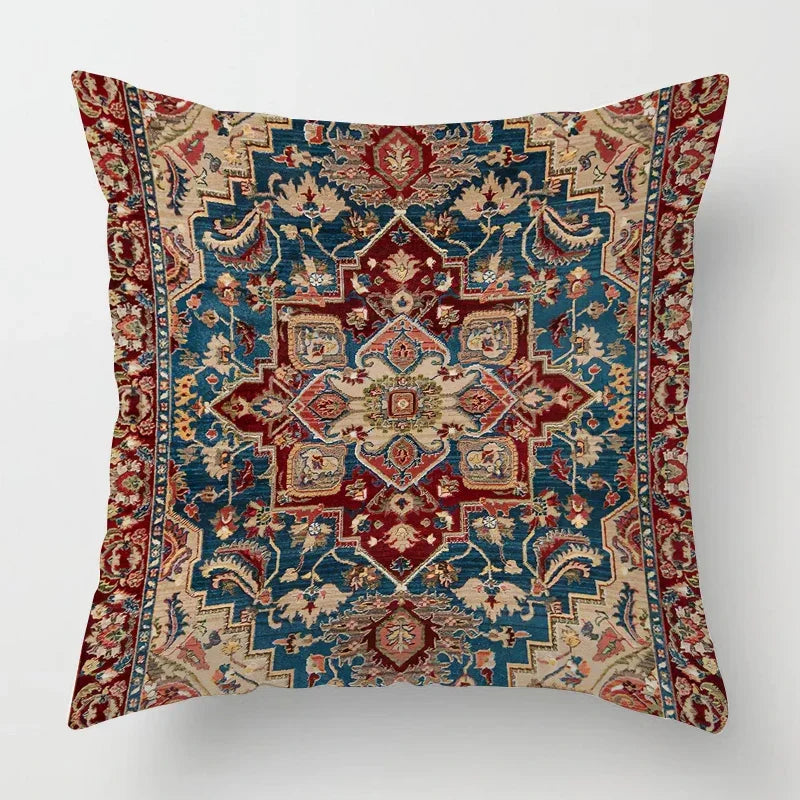 Moroccan Ethnic Pillowcase Sleeve for Home Décor by Axyaa
