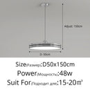 Axyaa Nordic Minimalism Round LED Pendant Lights Chandelier