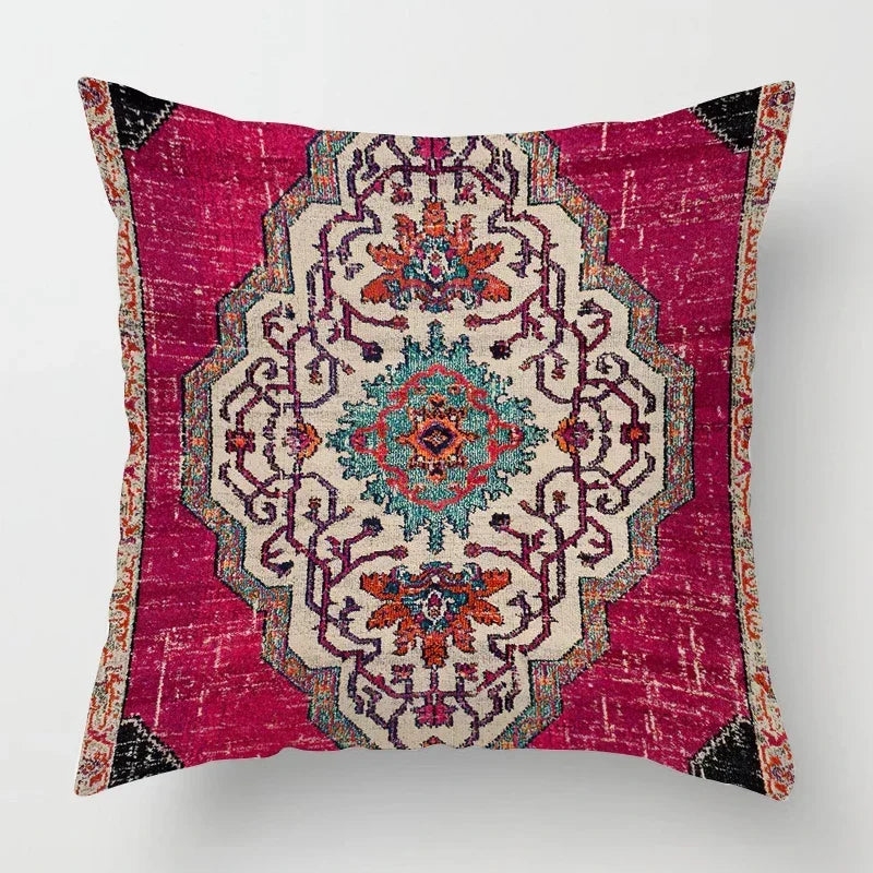 Moroccan Ethnic Pillowcase Sleeve for Home Décor by Axyaa