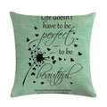 Axyaa Linen Pillowcase: Soft Printed Cover for Sofa, Car, or Home Décor
