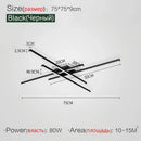 Axyaa Modern Duplex Villa Ceiling Light for Bedroom Living Room Hall Nordic Minimalist-Look Lamp