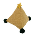 Axyaa Christmas Velvet Embroidered Cushion Cover for Festive Home Decor