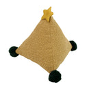 Axyaa Christmas Velvet Embroidered Cushion Cover for Festive Home Decor