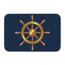 Axyaa Nautical Compass Anchor Rudder Printed Small Non-slip Doormat