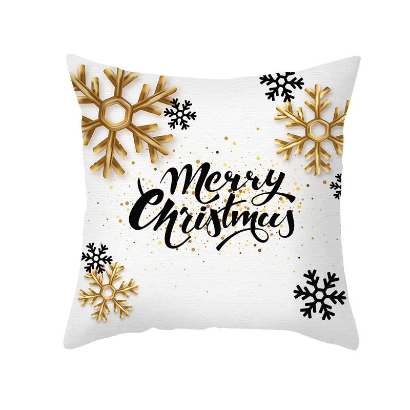 Axyaa Christmas Ball Cushion Cover Platinum Decoration