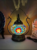 Axyaa Turkish Mosaic Table Lamp Handcrafted Night Light