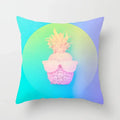 Axyaa Tropical Leaf Print Pillowcase for Living Room Sofa