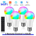 Axyaa Smart WiFi LED Bulbs 12W-18W E27 Alexa Google Home Voice Control Colorful Lighting