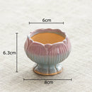 Lotus Shape Ceramic Vase by Axyaa: Elegant Table Decor for Flowers & Plants