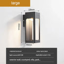 Axyaa Outdoor 12W LED Wall Sconce Light Waterproof Aluminum Garden Porch Lamp