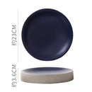 Axyaa Round Ceramic Plate Set for Stylish Dining Experience