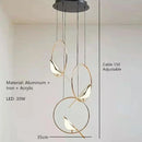 Axyaa Golden Magpie Bird LED Wall Lamp for Chic Home Decor