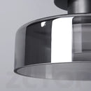 Axyaa Modern Glass LED Ceiling Light Chandelier for Home Decor