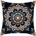 Axyaa Mandala Print Square Pillowcase - Home Decor Cushion Cover