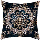 Axyaa Mandala Print Square Pillowcase for Home Decor and Sofa Cushions