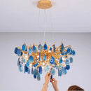 Axyaa Crystal Chandelier for Living and Dining Room Lighting