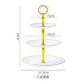 Axyaa Three Layer Cake Display Stand Fruit Plate Tray Wedding Birthday Party