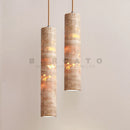 Axyaa Nordic Yellow Stone Pendant Lights: Modern Luxury for Home, Hotel, Restaurant