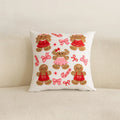 Axyaa Christmas Embroidered Pillowcase Set - 45x45cm