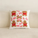 Axyaa Christmas Embroidered Pillowcase Set - 45x45cm