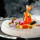 Axyaa Frosted Glass Plate: Creative Western Food & Fruit Dim Sum High-End Dish