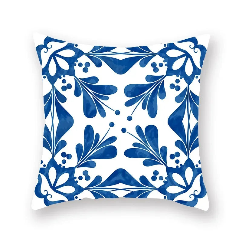 Geometric Mandala Flower Print Pillowcase for Home Decor by Axyaa