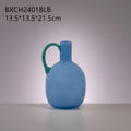 Axyaa Single Ear Glass Vase Hydroponic Color Bottle