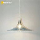 Mid-Century Blue Acrylic Pendant Light by Axyaa - Adjustable Sputnik Lamp