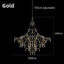 Axyaa Firefly Star Crystal Chandelier for Elegant Spaces