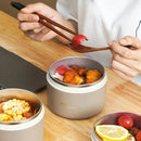 Axyaa Double-layer Insulated Stainless Steel Lunch Box with Storage Bag