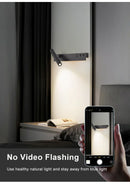 Axyaa Nordic LED Wall Lamp with USB Charging, Adjustable Angle, and Switch