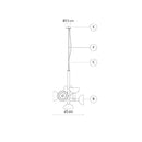 Axyaa Modern Chandelier for Home and Office Lighting