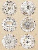 Axyaa Ceramic Sun Hanging Plate 10 Inches European Art Wall Decoration