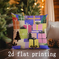 Axyaa Festive Christmas Pillow Covers for Sofa, Bedroom, and Car