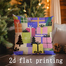 Axyaa Festive Christmas Pillow Covers for Sofa, Bedroom, and Car