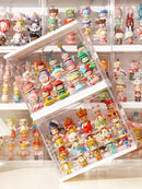 Axyaa Action Figure Mystery Box Display Stand Doll Holder Organizer