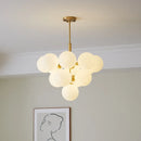 Axyaa Glass Ball Pendant Lamp: Modern Luxury for Home Decor and Restaurant Lighting