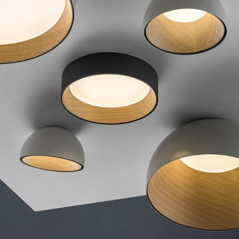 Axyaa Post-modern Wood Ceiling Light for Bedroom Living Room Kitchen Island