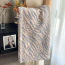 Axyaa Boho Cotton Throw Blanket for Bed Couch All Seasons Lightweight Quilt
