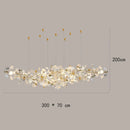 Axyaa Modern Vintage Stair Chandeliers Indoor Lighting Ceiling Lamp LED for Living Room
