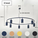 Axyaa Nordic Macaron LED Pendant Lights for Living Dining Room & Coffee Shop