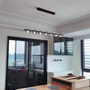 Axyaa LED Smoky Glass Chandelier | Luxury Ceiling Pendant Light for Dining Living Bedroom