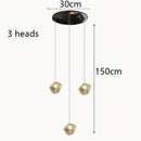Axyaa Nordic Glass Chandelier for Stair, Living & Dining Room Lighting