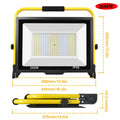 Axyaa Skyworld 30-200W LED Portable Work Light, Adjustable Floodlight 110V 220V