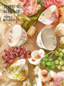 Axyaa Chinese Ceramic Rice Bowls Set - High-End Tableware and Beautiful Small Bowls