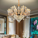 Axyaa Luxury Crystal Chandelier for Living Room, Dining Room, Bedroom