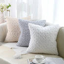 Axyaa Luxury Fluffy Fur Pillow Cover Modern Home Decorative Cushions