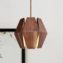 Axyaa Wooden Japanese Retro Hanging Lamp for Restaurant Bar Counter Bedroom