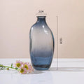 Axyaa Zen Glass Vase Geometric Single Flower Holder for Home Decor
