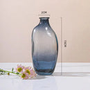 Axyaa Zen Glass Vase Geometric Single Flower Holder for Home Decor